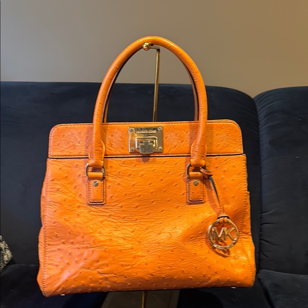 Michael Kors Vibrant Orange Satchel